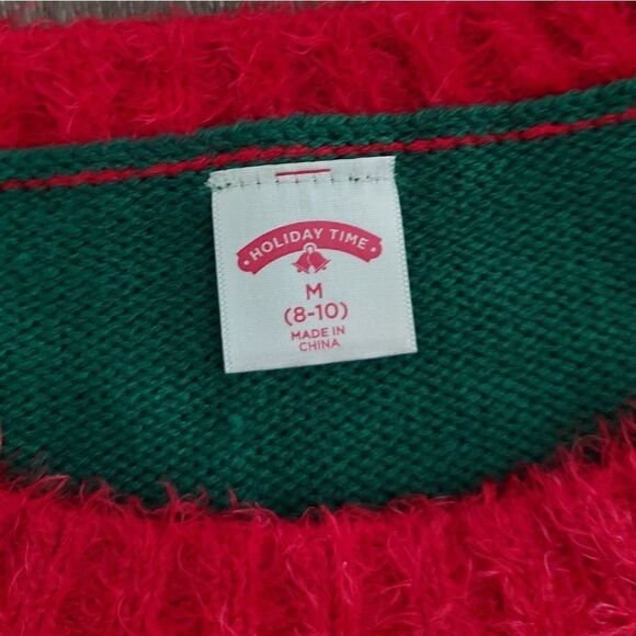 Holiday Time Treat Your Elf Ugly Christmas Sweater Medium - Picture 7 of 9